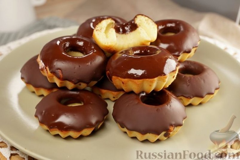 Бездрожжевые пончики с глазурью: просто, вкусно и без фритюра russianfood.com