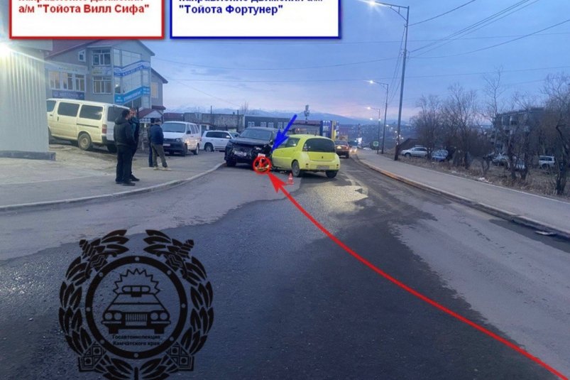 ДТП на улице Автомобилистов отдел Госавтоинспекции Петропавловска-Камчатского