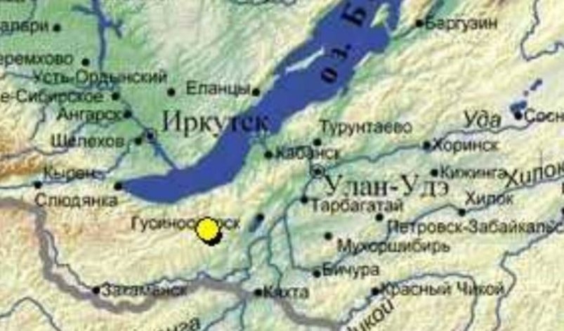 Землетрясение в Селенгинском районе 18 мая ЕГС РАН