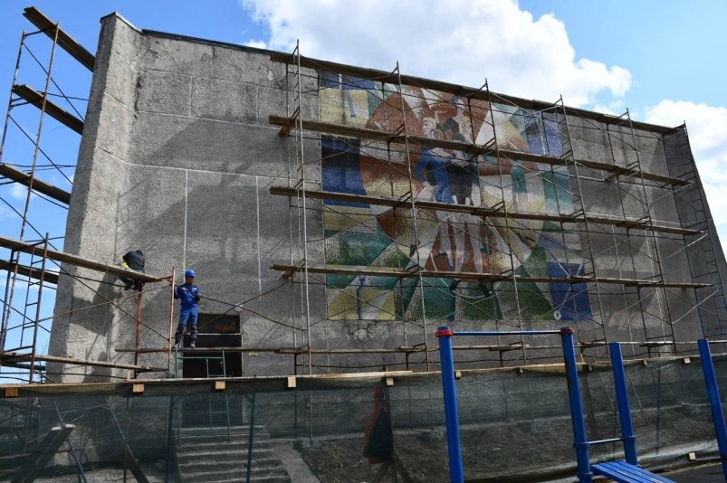 Капитальный ремонт стартовал в спорткомплексе "Авангард" в Поронайске пресс-служба администрации Поронайского муниципального округа