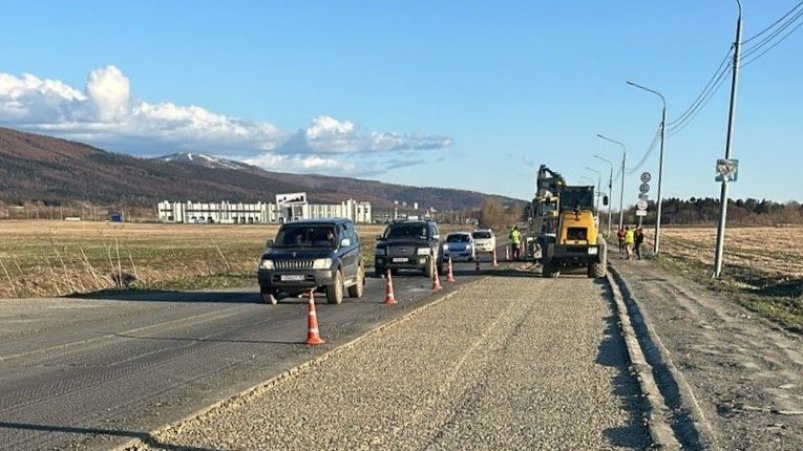 В Ново-Александровске начался ремонт дороги на участке длиной 1,4 км пресс-служба министерства транспорта и дорожного хозяйства Сахалинской области