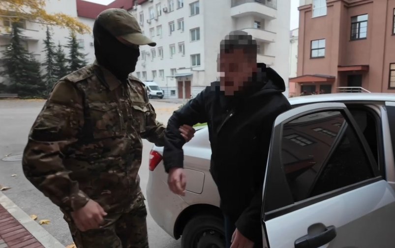 Кадр из видео УФСБ по РК и Севастополю