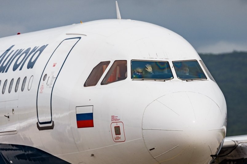 Самолёт авиакомпании "Аврора" в аэропорту Владивостока Илья Аверьянов, ИА PrimaMedia