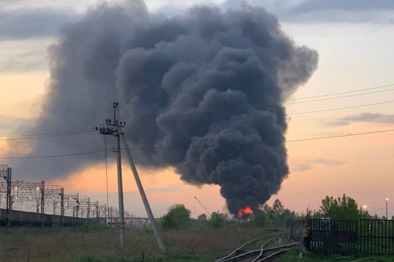 Возможной причиной пожара на предприятии в Мегете стал поджог Пресс-служба администрации АГО