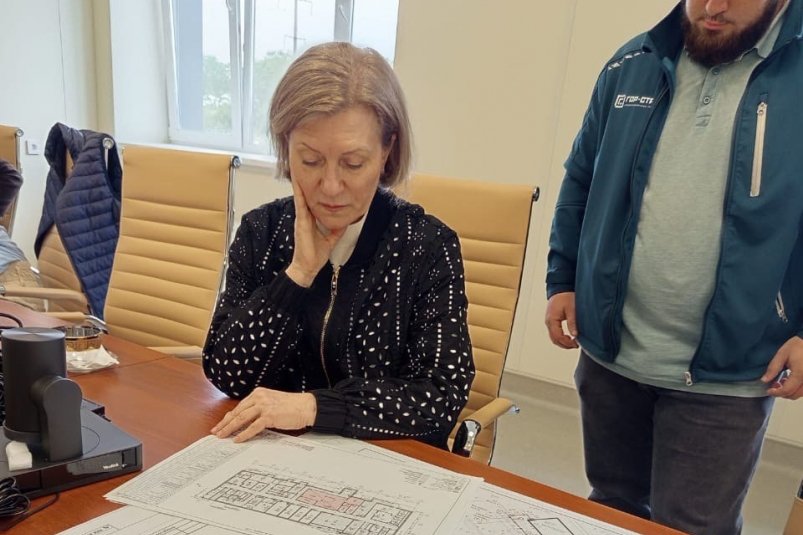 Строительство противочумной станции проверила Анна Попова в Симферополе Соцсети Роспотребнадзора