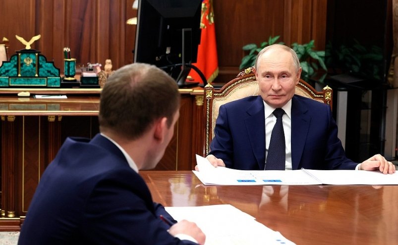 Встреча Александра Козлова и Владимира Путина сайт Кремля