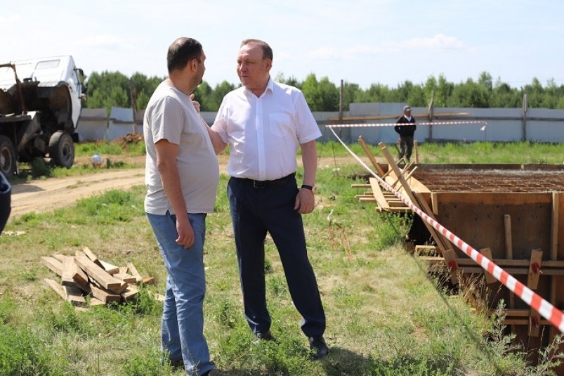 Леонид Фролов проверил строительство детского сада в Маркова на 240 мест Пресс-служба Иркутского района