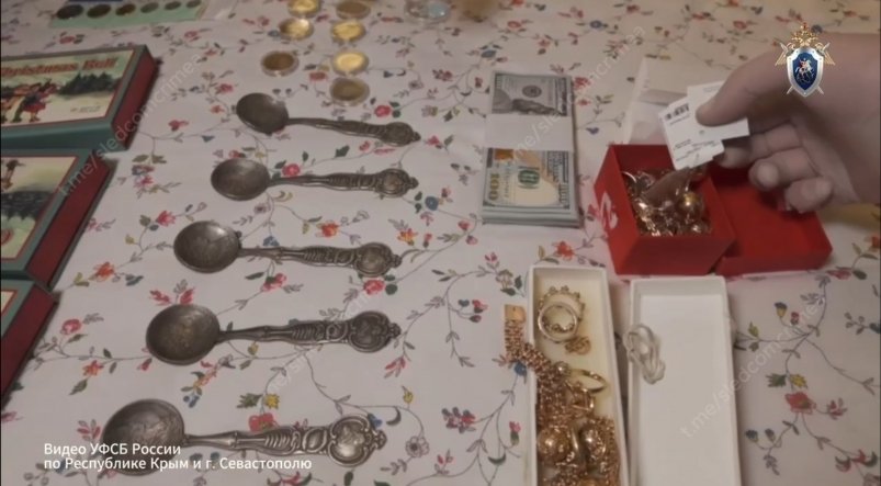 Кадр из видео Соцсети Следкома Крыма и Севастополя
