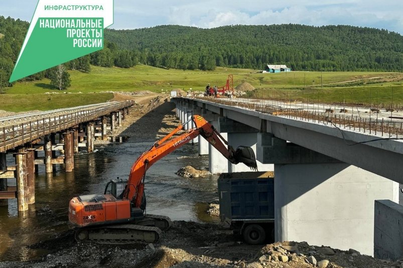 Новый мост на реке Джида Минтранс Бурятии