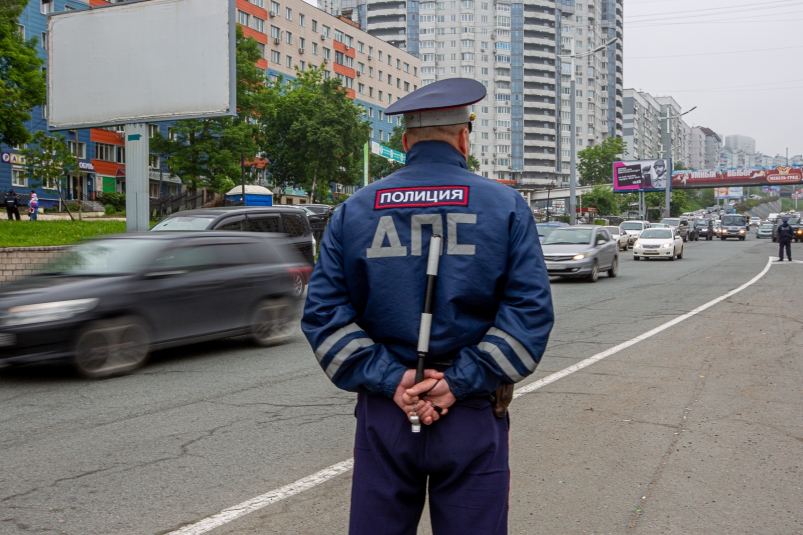 ДПС, ГИБДД, Полиция, остановка транпорта, ГАИ, инспектор, превышение, штраф Мария Смитюк, ИА PrimaMedia