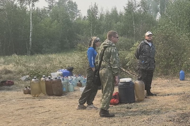 Лесной пожар пресс-службы Минприроды Забайкалья
