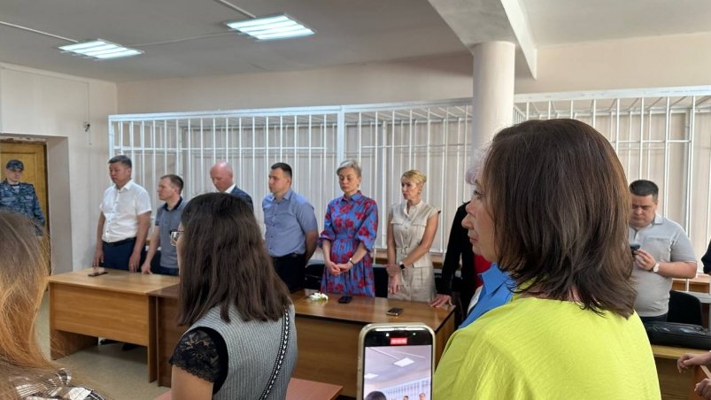 Судебное заседание по парку Угольщиков Анастасии Москалёвой, ИА ChitaMedia