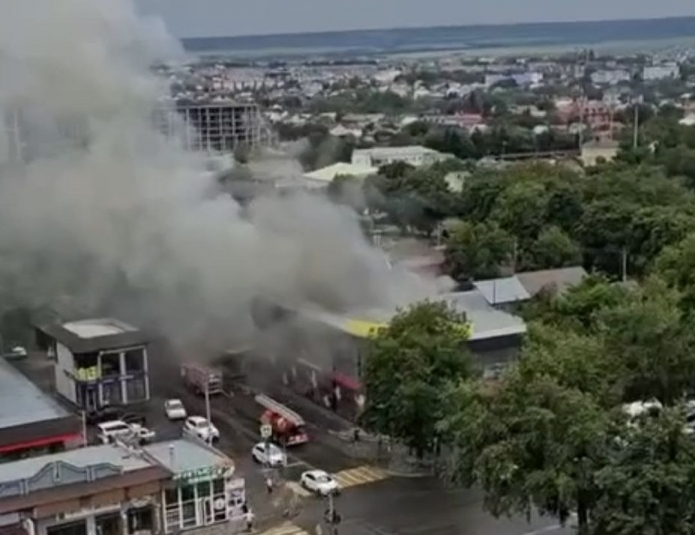 Пожар в магазине произошёл в Ессентуках телеграм-канал (18+) Владимира Крутникова
