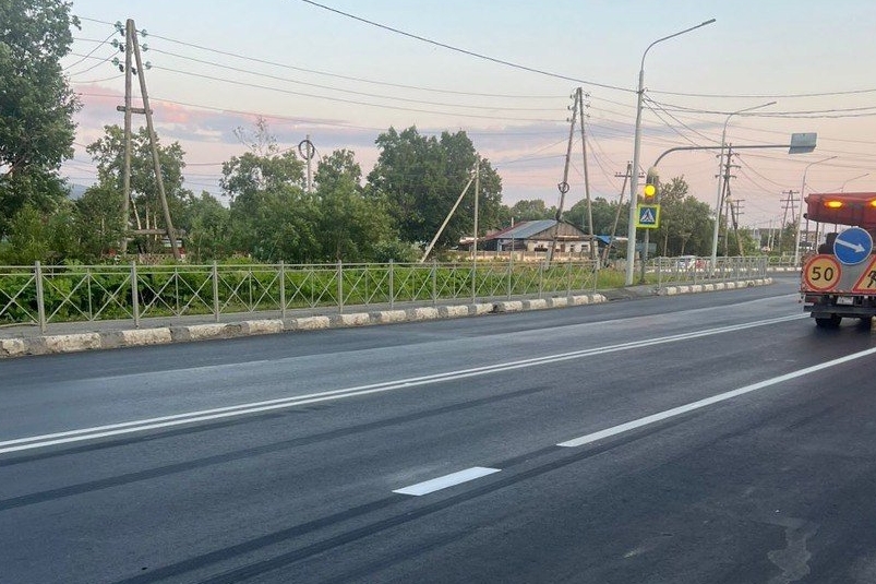 В Ново-Александровске закончили ремонт региональной дороги длиной 1,4 км пресс-служба министерства транспорта и дорожного хозяйства Сахалинской области