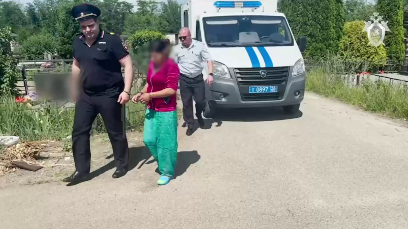 Вынесли приговор женщинам, убившим 63-летнего мужчину на кладбище в Михайловске Скриншот видео СУ СКР по Ставрополью