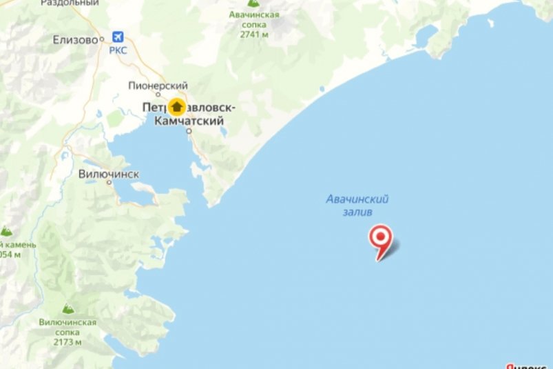 Карта сейсмособытия ФИЦ ЕГС РАН