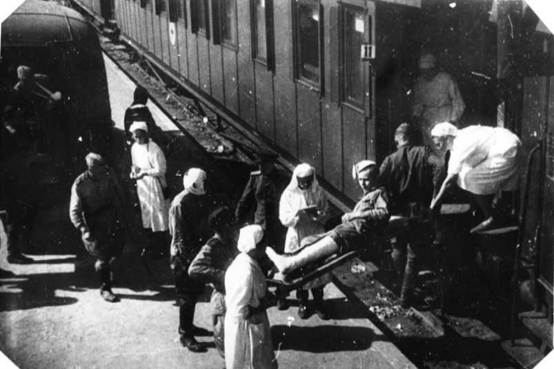 Работа госпиталя в Кисловодске в годы войны Историко-краеведческий музей "Крепость"