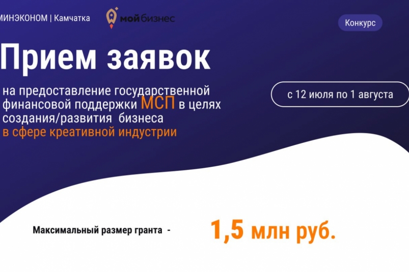 Субсидию для бизнеса в сфере креативных индустрий можно получить на Камчатке Официальный сайт Камчатского края
