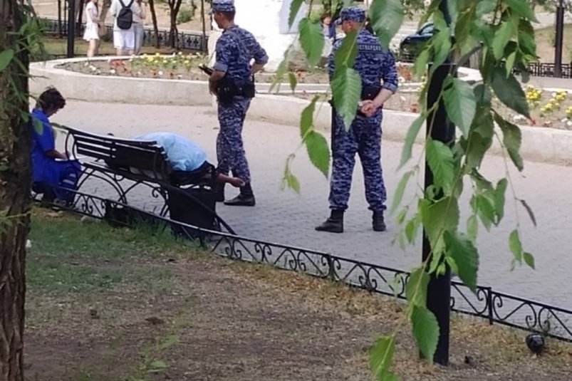 Труп в парке Весь Улан-Удэ