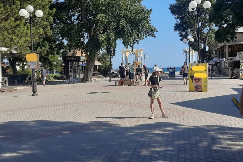Набережная Евпатории Соцсети главы администрации Евпатории Александра Юрьева