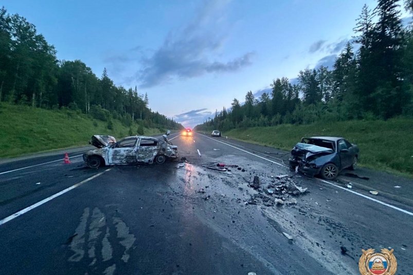 Один человек погиб и двое пострадали в лобовом ДТП в Тайшетском районе Госавтоинспекция региона