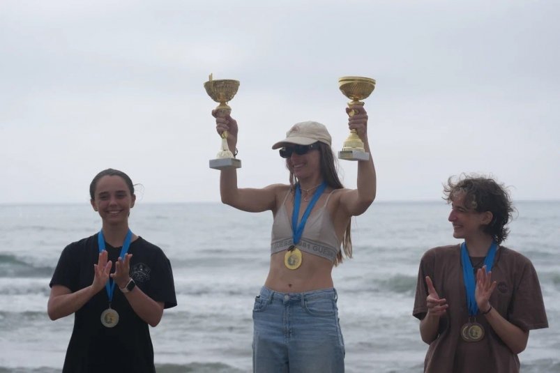Сахалинка Анна Вяткина стала победителем чемпионата и первенства ДФО по серфингу пресс-служба министерства спорта Сахалинской области