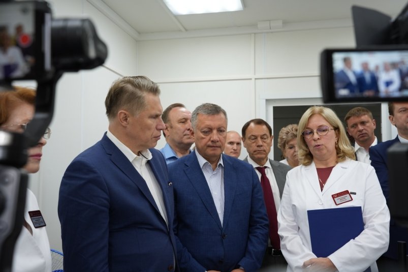 Глава Минздрава РФ посетил врачебную амбулаторию в Грановщине Иркутского района Пресс-служба правительства региона