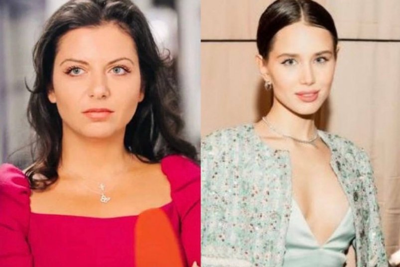 Маргарита Симоньян и Аврора Киба коллаж. телеграм-канал Маргариты Симоньян(18+0 и соцсети Авроры Киба