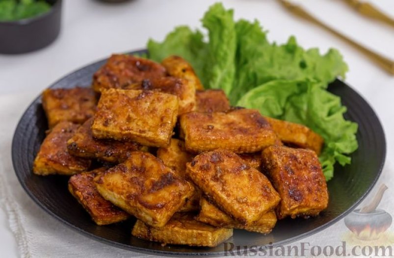 Жареный тофу с медово-соевым вкусом: лакомство за 15 минут russianfood.com (18+)