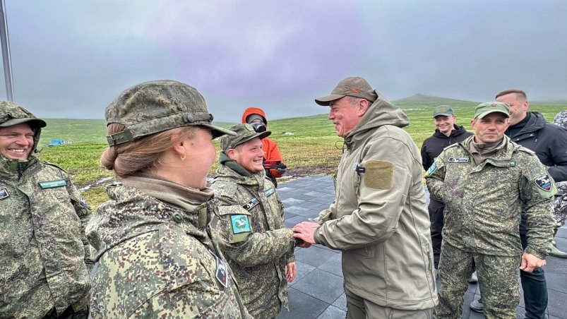Военно-патриотический лагерь начал работу на Шумшу пресс-служба правительства Сахалинской области