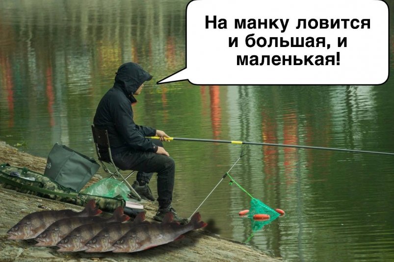 Рыбак, рыбалка, рыба Коллаж на основе unsplash.com