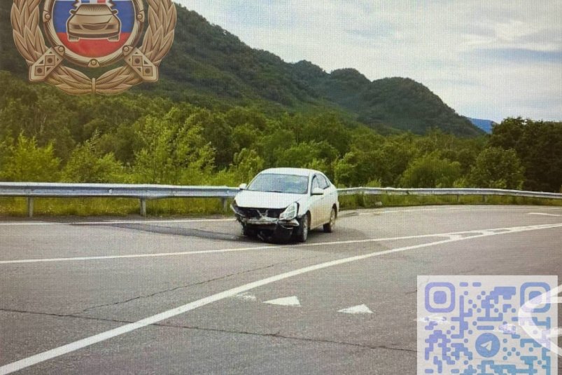 Лопнувшее колесо привело к ДТП на трассе Петропавловск-Камчатский —  Мильково Пресс-служба Госавтоинспекции Камчатского края