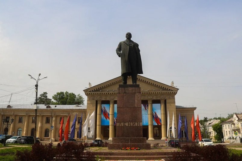 Площадь Ленина в Ангарске Юлия Ушакова, ИА IrkutskMedia