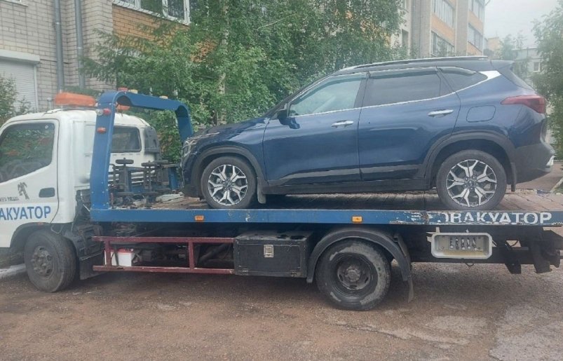 Конфискация автомобиля пресс-службы УФССП по Забайкалью
