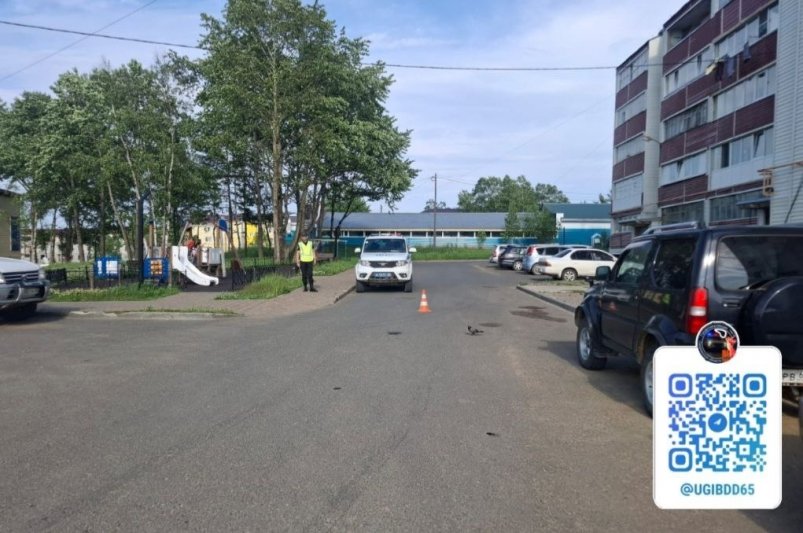 Ребенок попал под колеса легковушки в Ногликах УГИБДД УМВД России по Сахалинской области