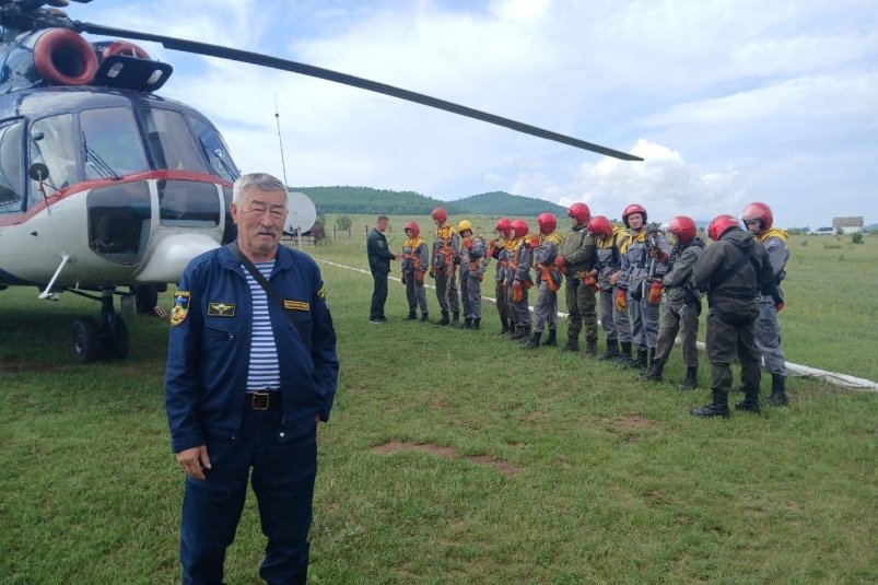 Пожарные десантники пресс-службы Минприроды Забайкалья