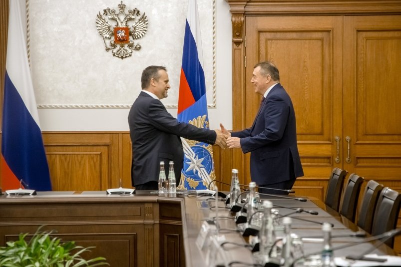 Слева направо: Андрей Никитин и Валерий Лимарено пресс-служба Минтранса России