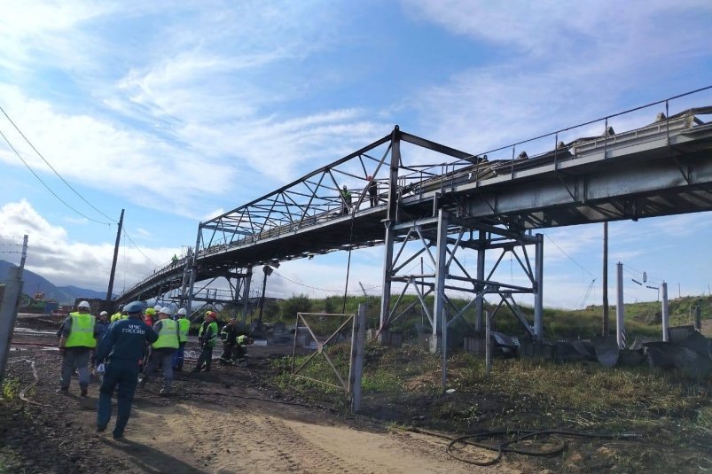 Пожар на угольном конвейере в Никольском не повлияет на его работу пресс-служба Восточной горнорудной компании