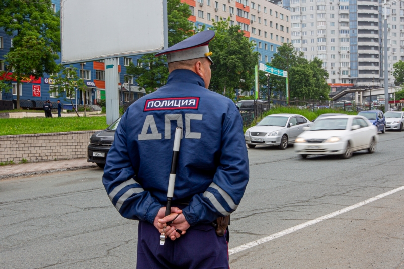 ДПС, ГИБДД, Полиция, остановка транпорта, ГАИ, инспектор, превышение, штраф Мария Смитюк, ИА PrimaMedia