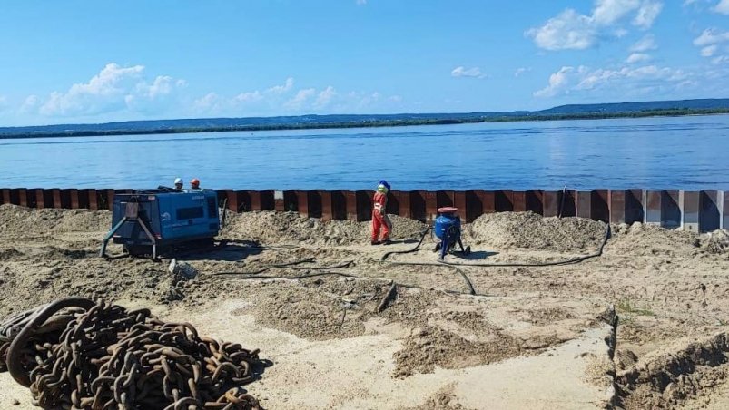 Дамбу во Владимировке строят с опережением графика прокуратура Амурской области