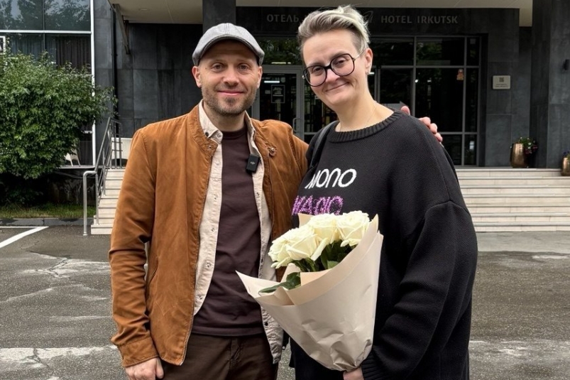 Внучка Леонида Гайдая прилетела в Иркутск на сессию по проектированию будущего музея "Гайдай Центр" во "ВКонтакте" (12+)