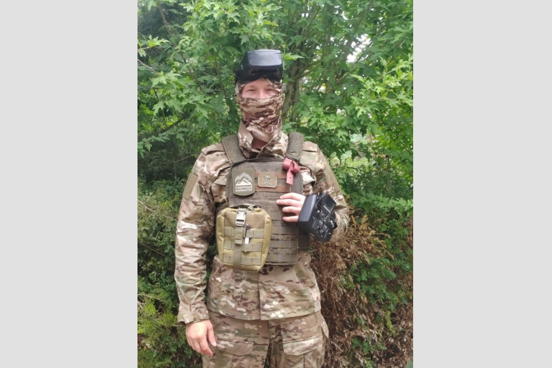 Военнослужащий с позывным "Капер" Виктор Воронов