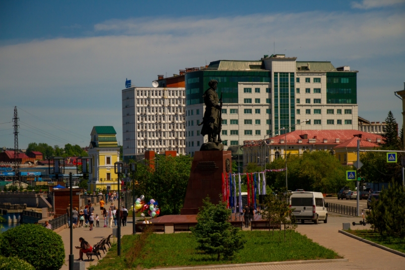 Иркутск. Памятник Якову Похабову Юлия Ушакова, ИА IrkutskMedia