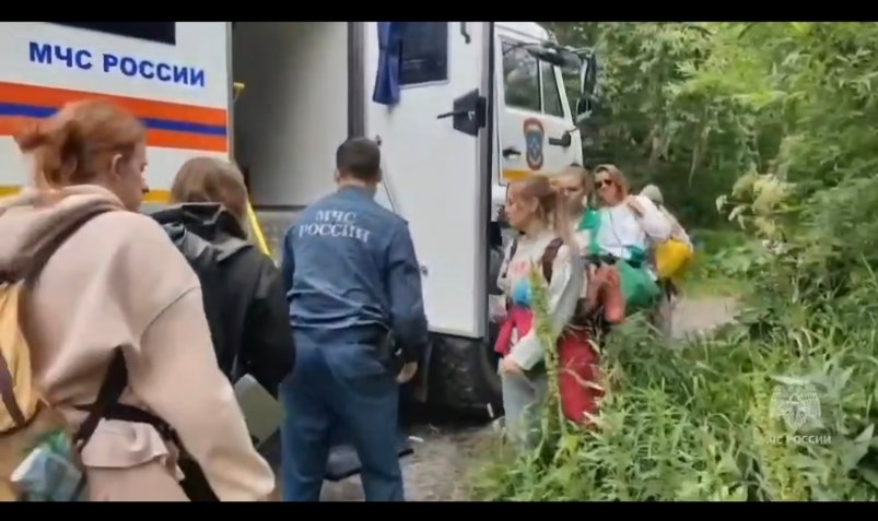 Скриншот из видео ГУ МЧС России по Камчатскому краю