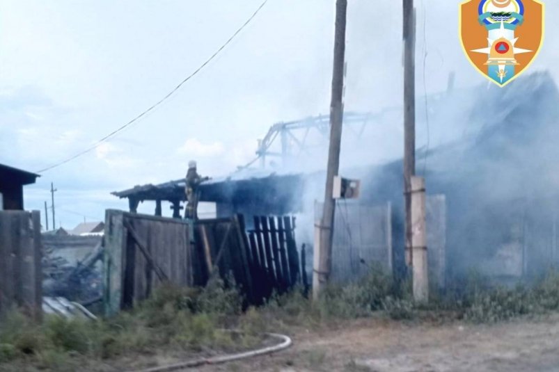 Пожар в Суже агентство ГО и ЧС Бурятии