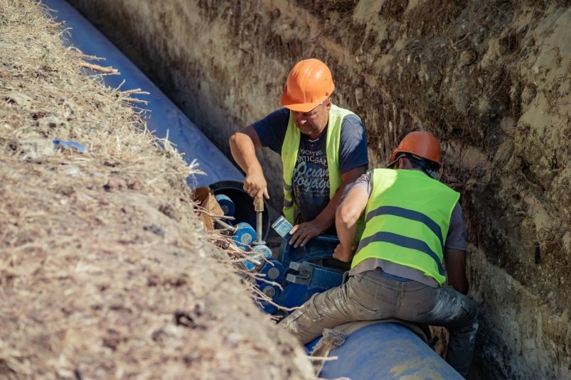 Реконструкция водовода Соцсети губернатора Севастополя Михаила Развожаева