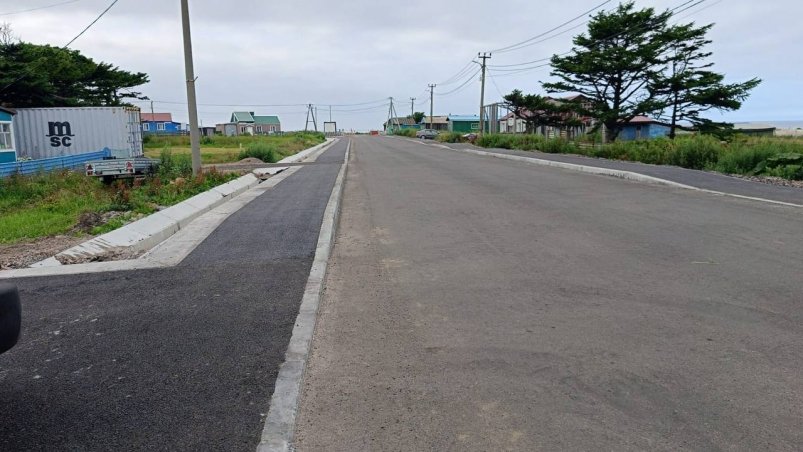 В Рейдово завершается капитальный ремонт дорог на трех улицах пресс-служба администрации Курильского муниципального округа