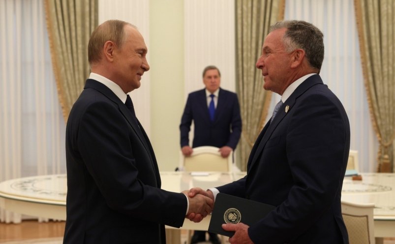 Встреча со спецпосланником Президента США Стивеном Уиткоффом kremlin.ru