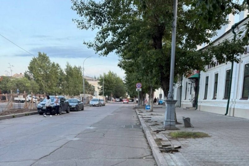 В центре Улан-Удэ высадят новые деревья и сделают тротуары мэрия Улан-Удэ