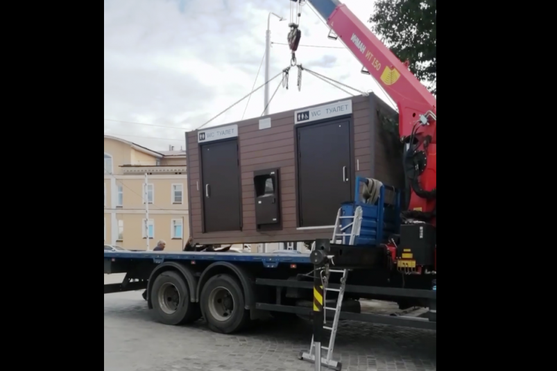Сломанный туалет поменяли на новый администрация г. Улан-Удэ